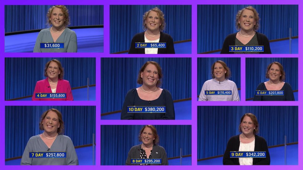 Amy Schneider, Jeopardy! Champion